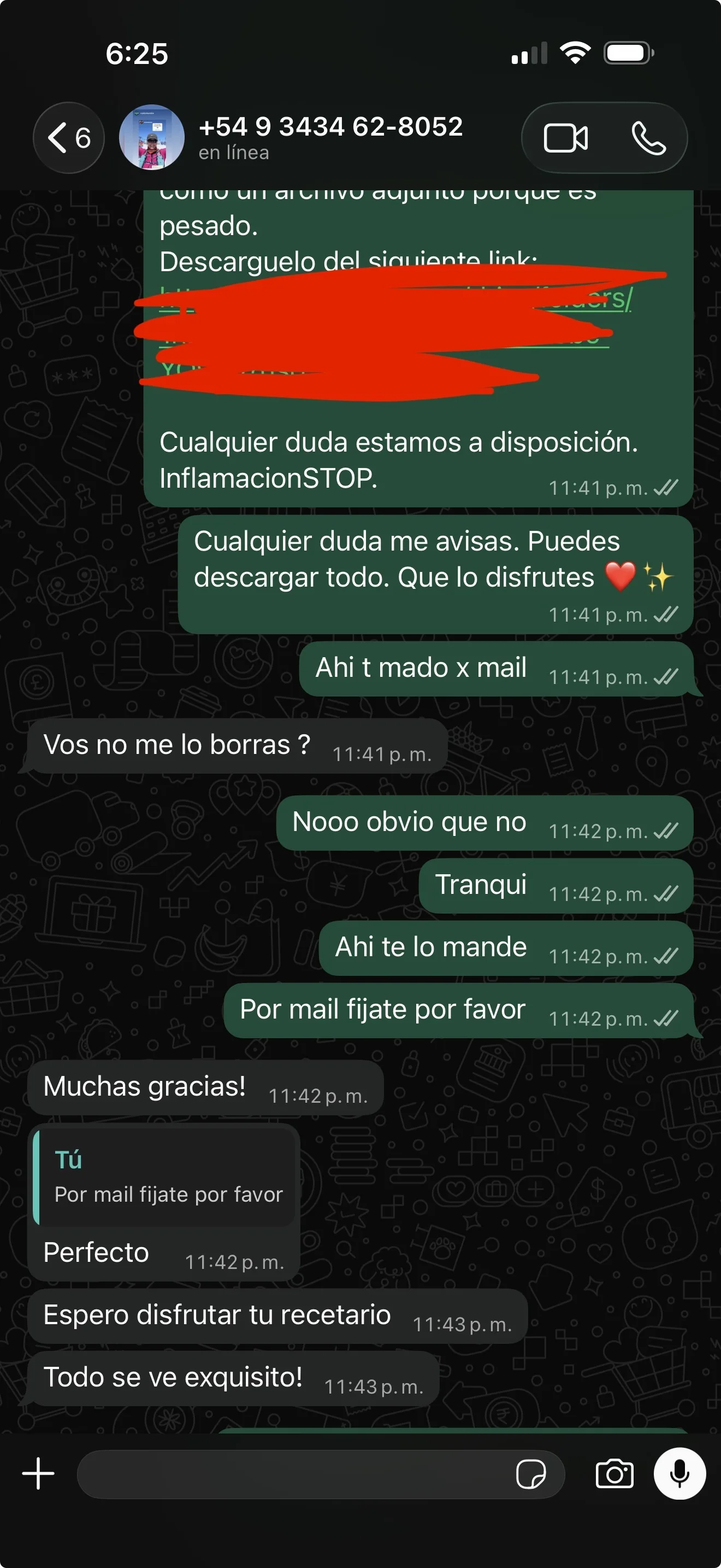 Testimonio de clienta