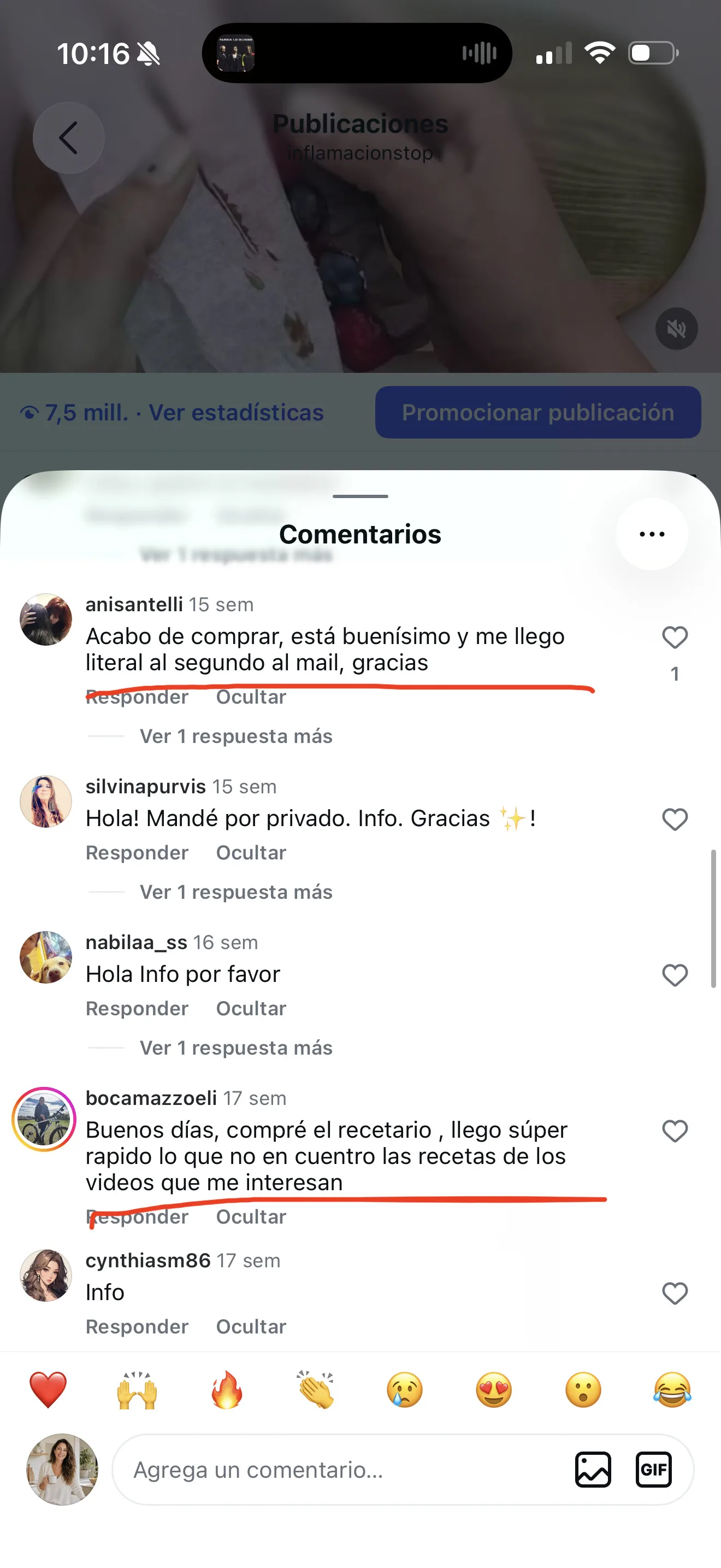 Testimonio de clienta